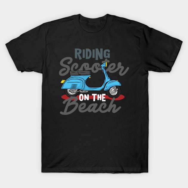 Scooty Riding T-Shirt by azmania